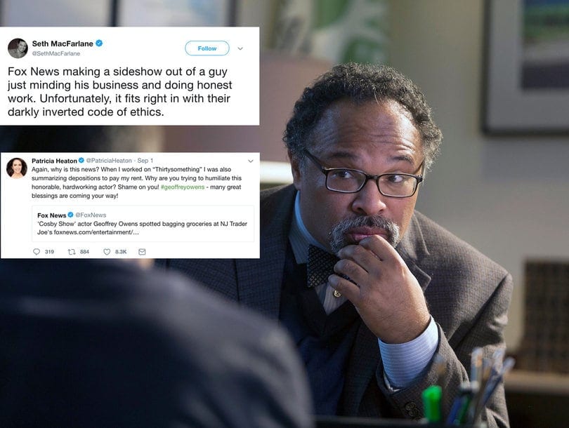 Hollywood Bashes Fox News for Shaming ‘Cosby Show’ Star Geoffrey Owens Over Trader Joe’s Job