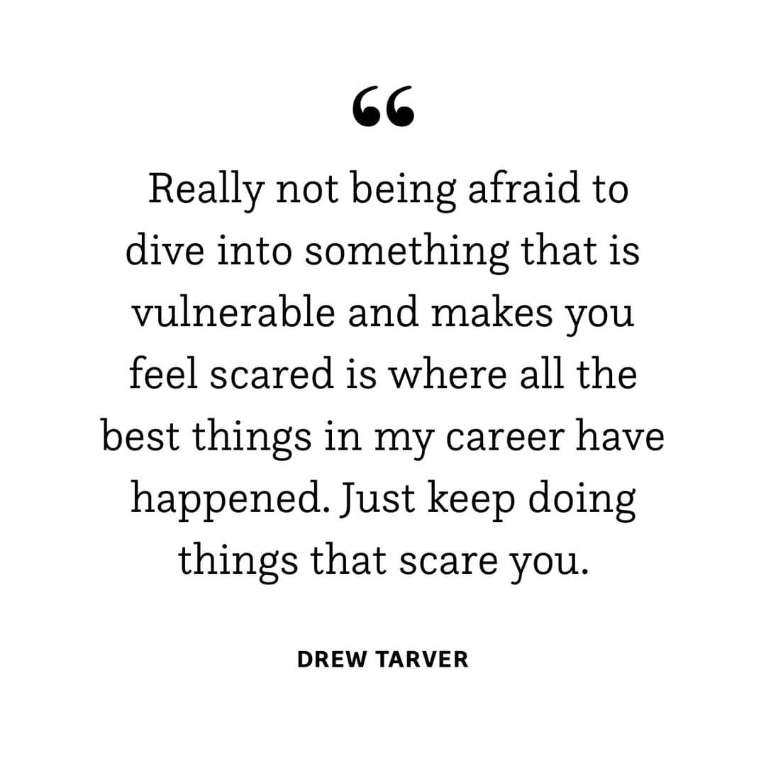 Don’t let the fear win. 👊 @drewtarver